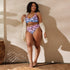 Bisexual Pride Aloha High-Waisted Bikini